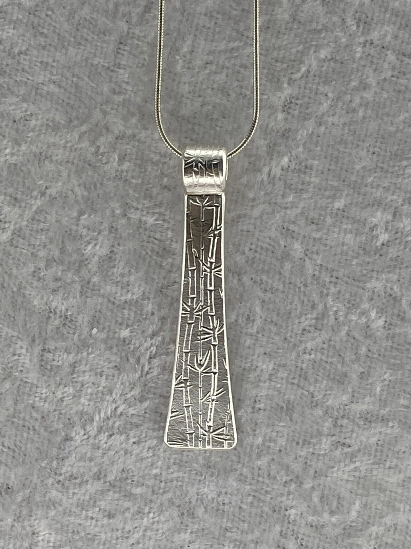 Rectangular Bamboo Necklace