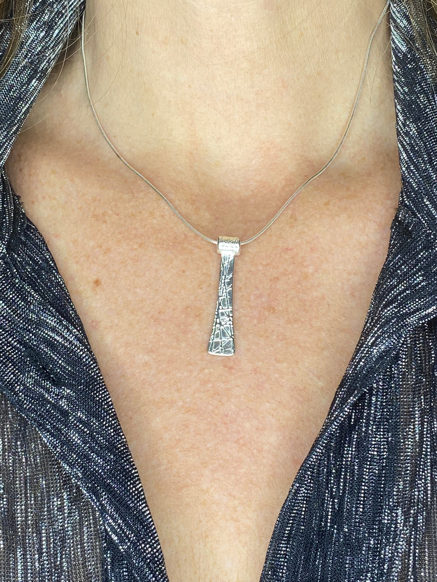 Rectangular String Necklace