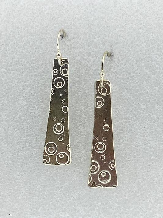 Rectangular Water Drops Earrings