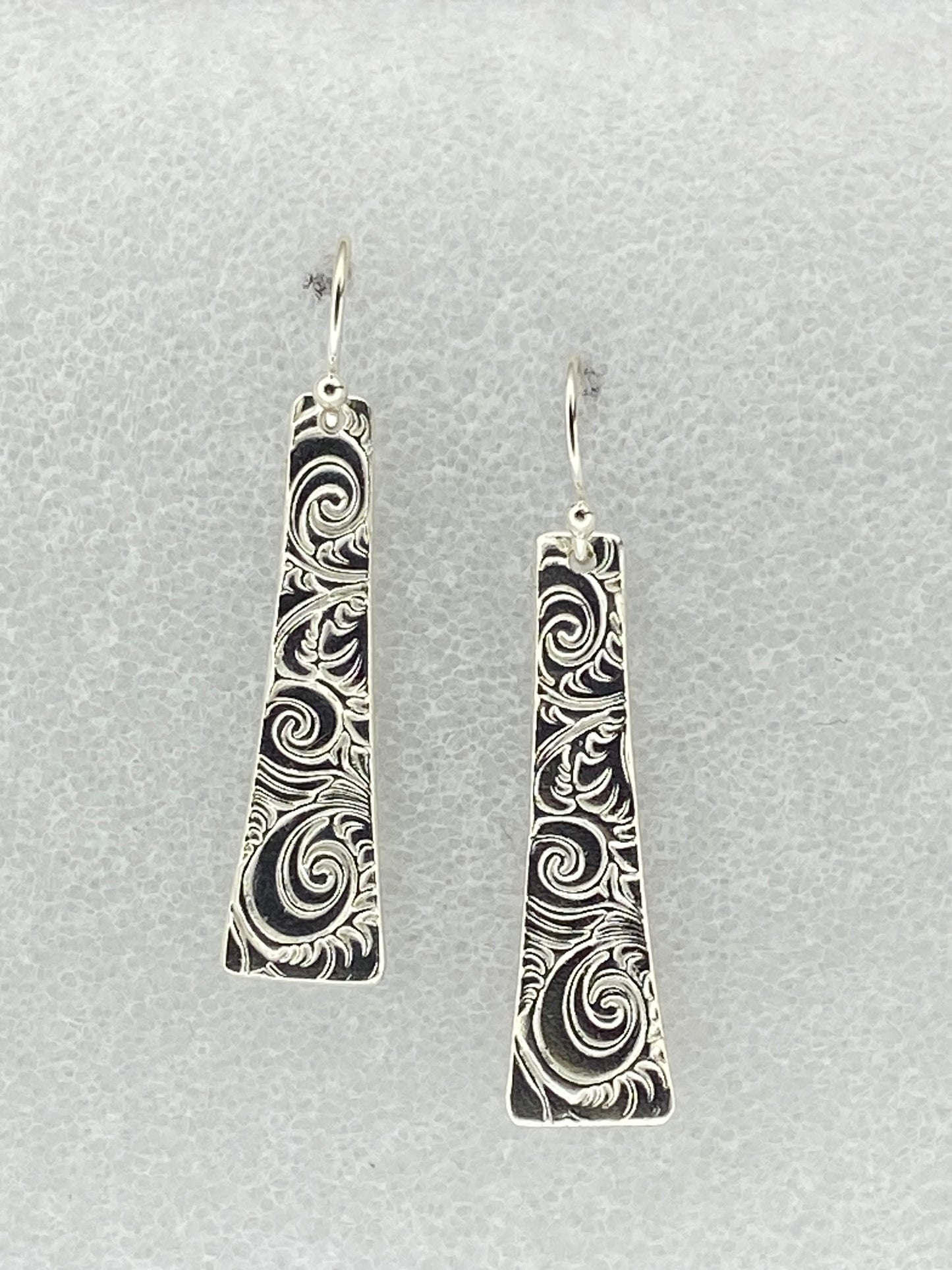 Rectangular Plume Earrings