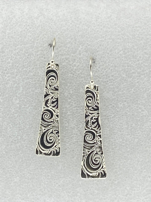 Rectangular Plume Earrings