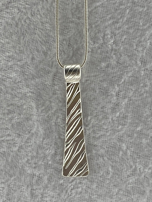 Rectangular Zebra Necklace