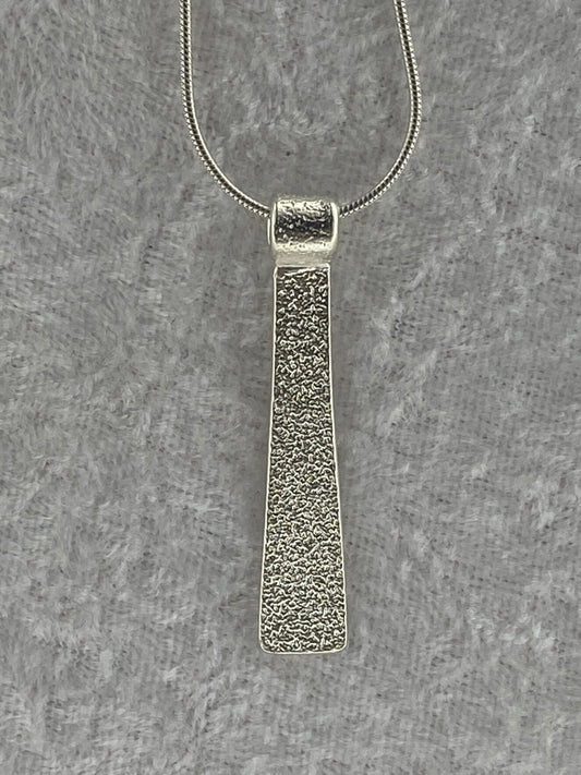 Rectangular Sandpaper Necklace