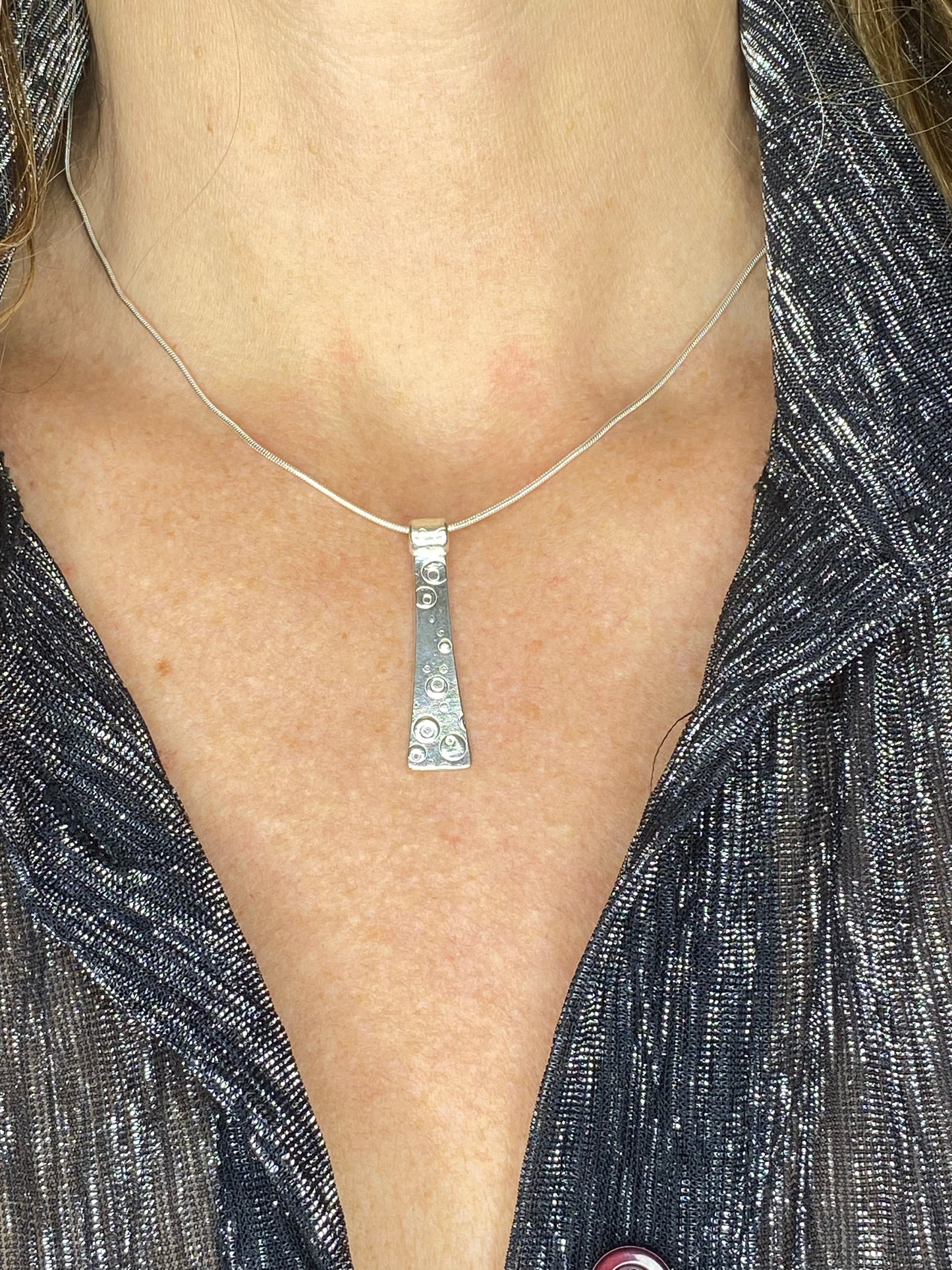 Rectangular Water Drops Necklace